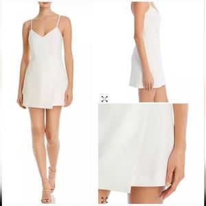FRENCH CONNECTION Summer White Whisper Sleeveless Asymmetric Hem Mini Dress 4
